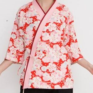 Cherry Blossom Kimono Top